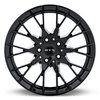 Rtx Alloy Wheel, Beyreuth 19X8 5x112 ET35 CB66.6 GLOSS BLACK 507412